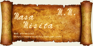 Maša Misita vizit kartica